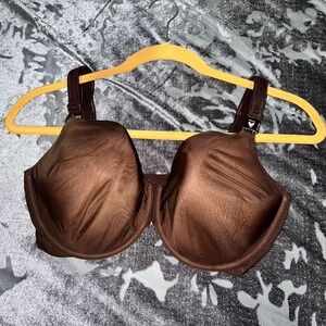 Victoria's Secret Unlined Perfect Coverage Bra Brown 34DDD
